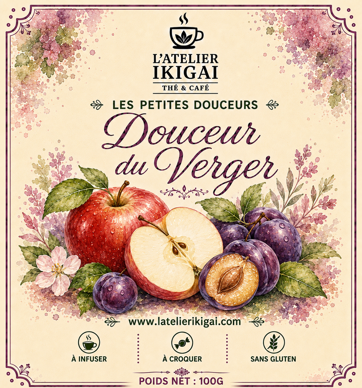 Douceur du Verger – Les Petites Douceurs Douceur du Verger – Les Petites Douceurs de L’Atelier Ikigai