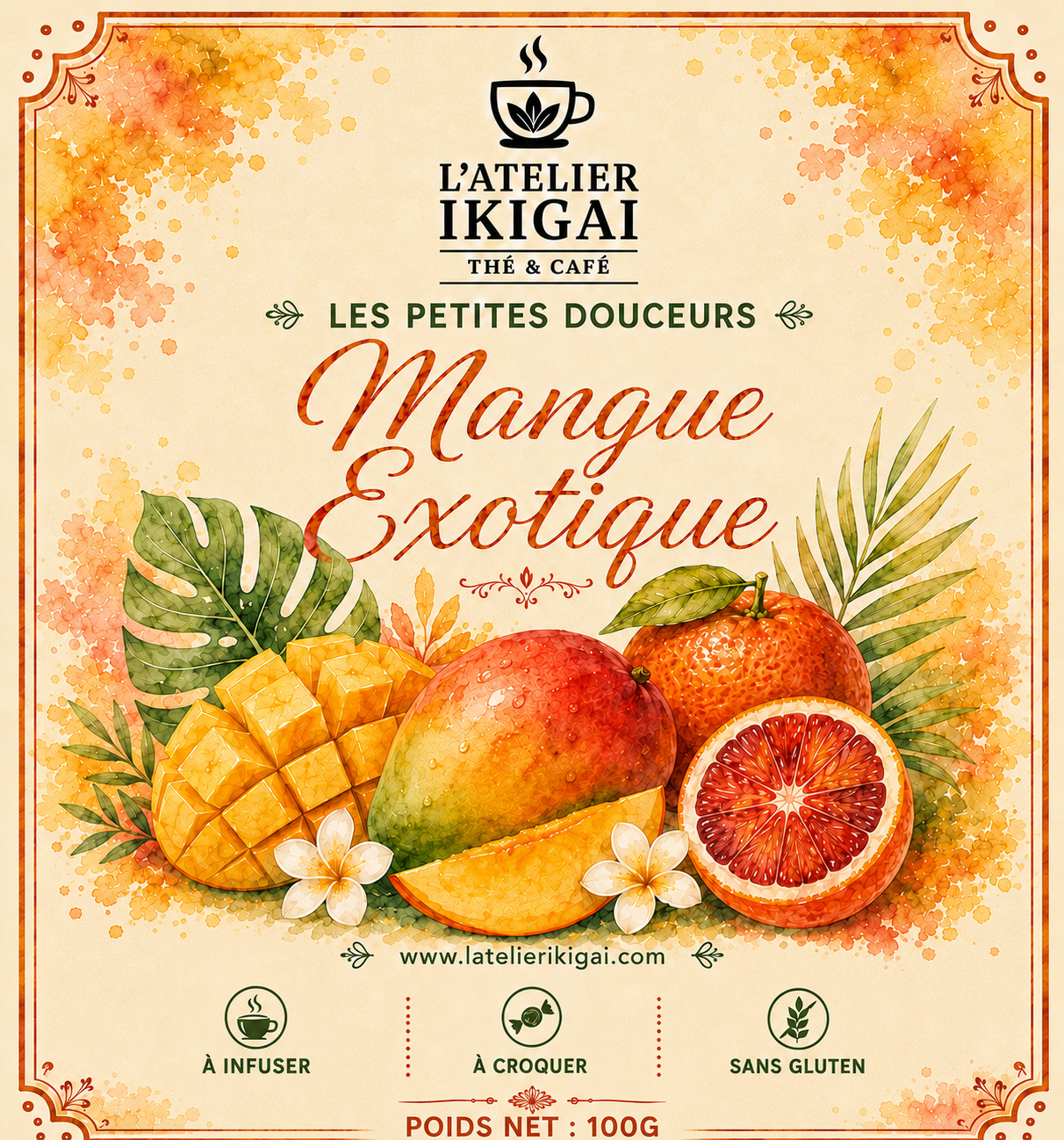 Mangue Exotique – Les Petites Douceurs Mangue Exotique – Les Petites Douceurs de L’Atelier Ikigai